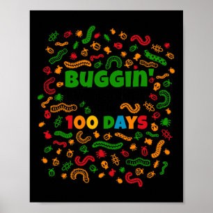 My Teacher For 100 Days Of School Costume 100th Da Poster