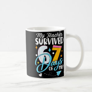 My Teacher Survived 67 Days Of Me Funny Six Seven Coffee Mug