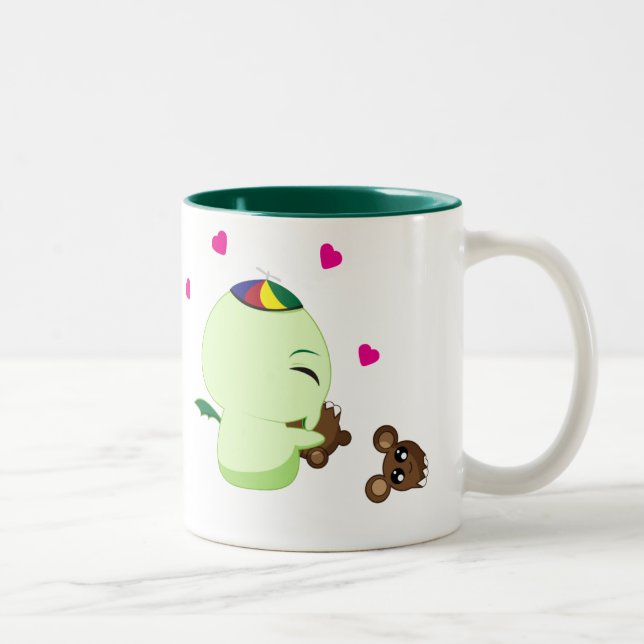 My Teddy Bear Two-Tone Coffee Mug (Right)