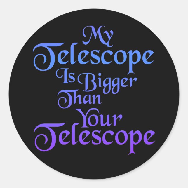 My Telescope Sticker (Front)