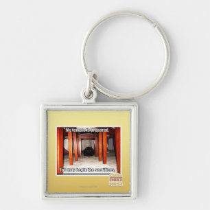 My temple is prepared. keychain