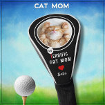 My Terrific Cat Mom Personalized Golfer Photo * Golf Head Cover<br><div class="desc">What a lovely and fun way to cheer her on the course -- and, yes, of course, she is terrific! With tee and ball -- photo and heart -- it will make her day. Personalize with a valued photograph. This is a wonderful gift to be treasured for many years to...</div>