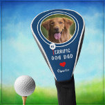 My Terrific Dog Dad Personalized Golfer Photo  Golf Head Cover<br><div class="desc">What a lovely and fun way to cheer him on the course -- and, yes, of course, he is terrific! With tee and ball -- photo and heart -- it will make his day. Personalize with a valued photograph. This is a wonderful gift to be treasured for many years to...</div>