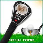 My Terrific Friend Personalized Golfer Photo  Golf Head Cover<br><div class="desc">What a lovely and fun way to cheer her on the course -- and, yes, of course, she is terrific! With tee and ball -- photo and heart -- it will make her day. Personalize with a valued photograph that tells the story of your friendship. This is a wonderful gift...</div>