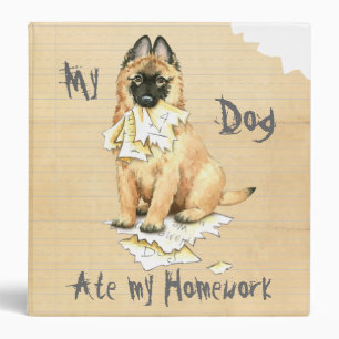 My Tervuren Ate My Homework Binder
