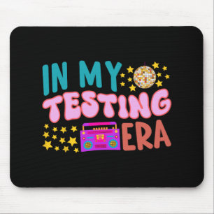 My Testing Era School Teacher Student Groovy Test Mouse Pad