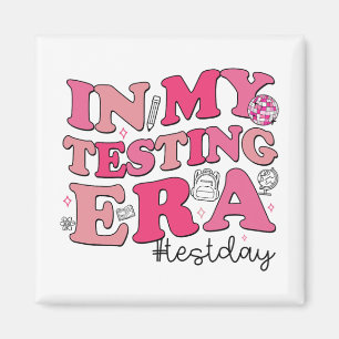 My Testing Era Teachers Student Rock The Test Test Magnet