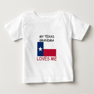 My Texas Grandma Loves Me Baby T-Shirt