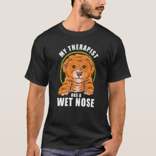 My Therapist Has A Wet Nose  Cavapoo Dog T-Shirt