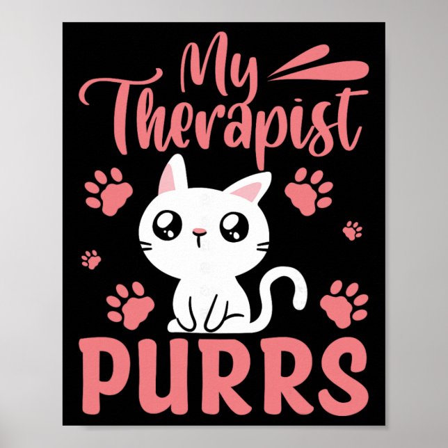My Therapist Purrs _2  Poster (Front)