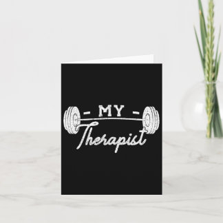 My Therapist Weight Lifting Workout  Card