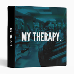 MY THERAPY - Bodybuilding Workout Motivational Binder