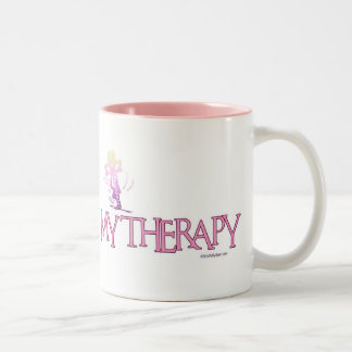 MY THERAPY Two-Tone COFFEE MUG