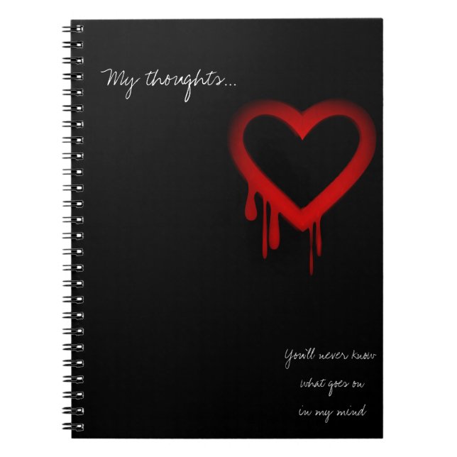 My thoughts notebook (Front)