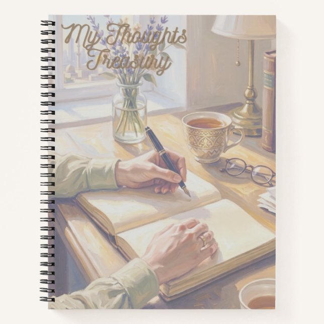 My Thoughts Treasury Notebook (Front)