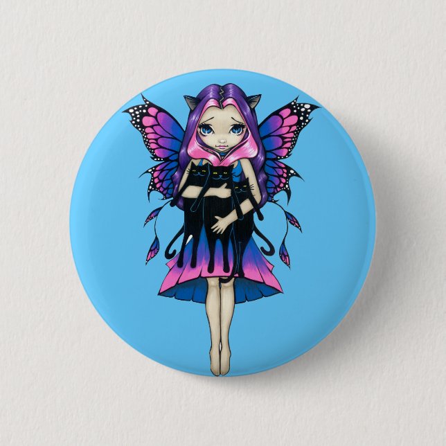 "My Three Kitties" Button (Front)