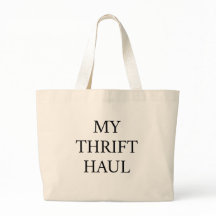 My Thrift Haul Shopping Tote Bag