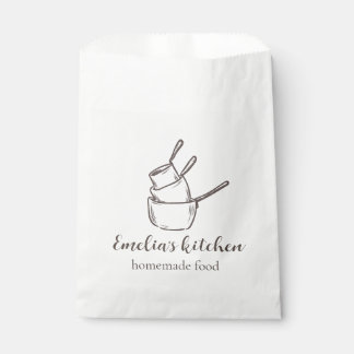My tiny kitchen logo Sticker Favour Bag