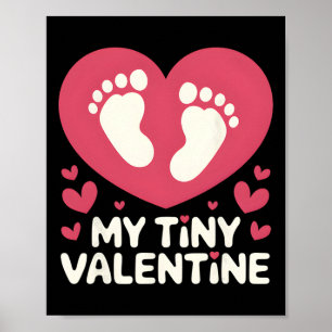 My Tiny Valentine Pregnancy Announcement Poster