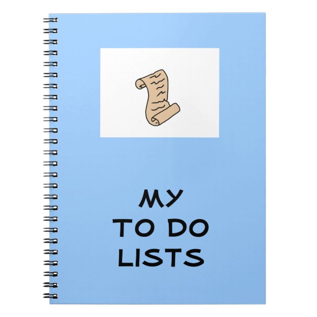 My To Do List Notebook (Front)