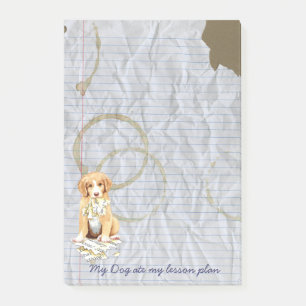 My Toller Ate My Lesson Plan Post-it Notes