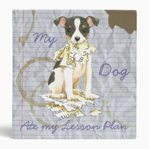 My Toy Fox Terrier Ate my Lesson Plan Binder