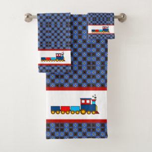 My Train Bath Towel Set