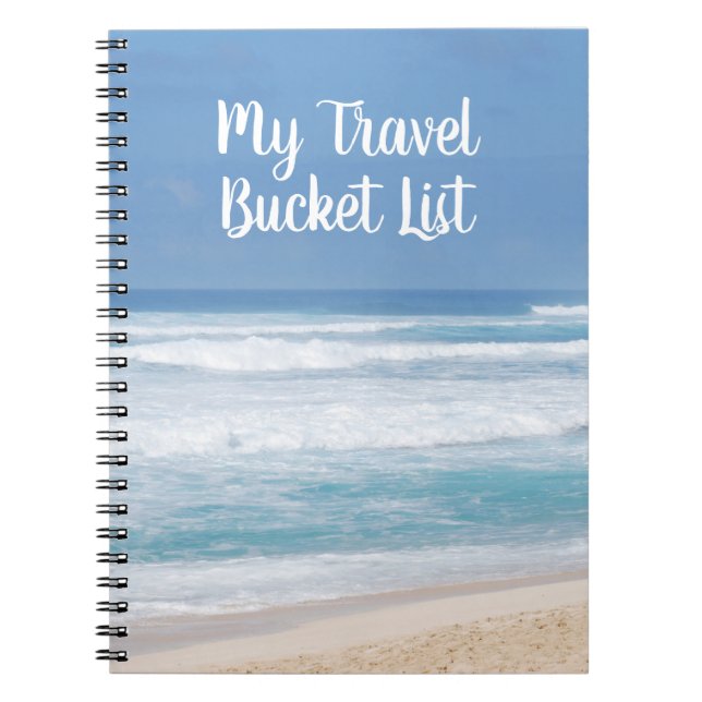 My Travel Bucket List Notebook (Front)