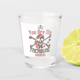 My Treasure International Talk Like a Pirate day Shot Glass