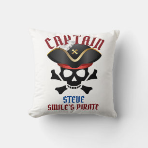 My Treasure   International Talk Like a Pirate day Throw Pillow