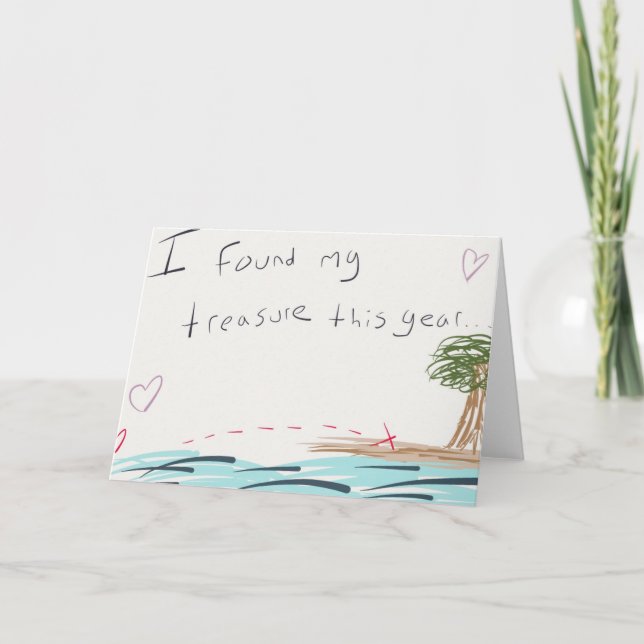 My Treasure Valentine's Day Card (Front)