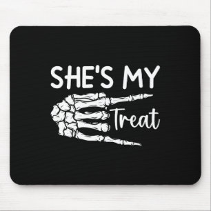 My Treat Skeleton Matching Halloween Costume Hes 1 Mouse Pad