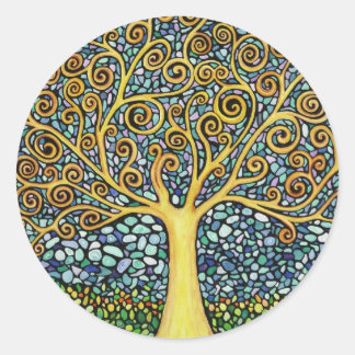 My Tree of Life Classic Round Sticker