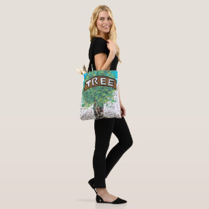 My Tree, Steadfast and Strong, Hug a Tree Tote Bag