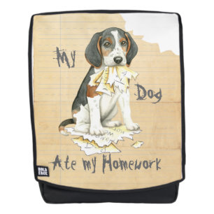 My Treeing Walker Coonhound Ate my Homework Backpack