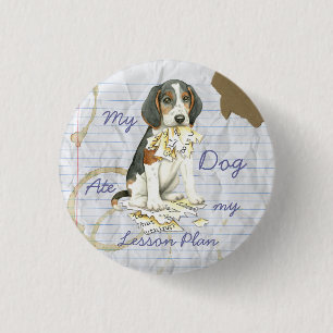 My Treeing Walker Coonhound Ate My Lesson Plan 1 Inch Round Button