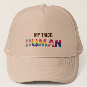 My Tribe Is Human Inclusive  Trucker Hat