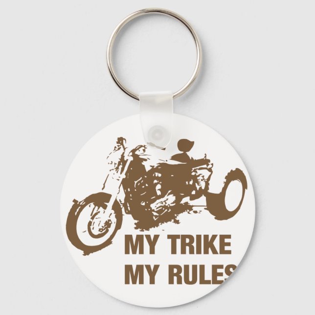 my trick my rules keychain (Front)