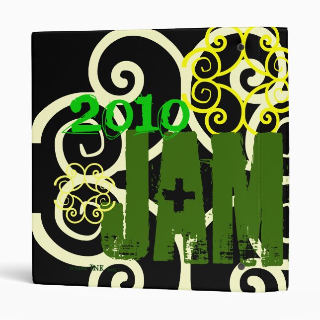 "My Trip to JAMAICA 2010" Classeur celte du drapea (Dos/côté)