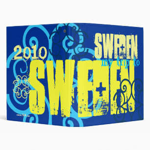 "My Trip to Sweden 2010" Swedish Celtic Flag Binder