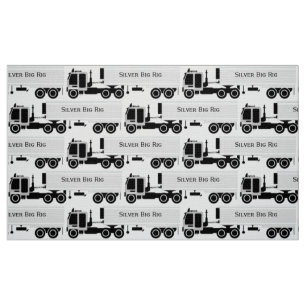 My Trucking Company Novelty Print Fabric