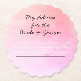 my "two cents" paper coaster