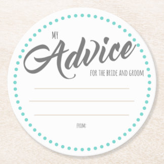 My "Two Cents" Round Paper Coaster