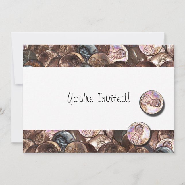 My Two Cents Worth Invitation (Front)
