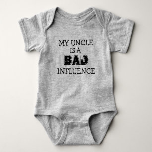 My uncle is a bad influence funny nephew shirt