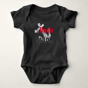 My Uncle is A Sailor Baby Bodysuit
