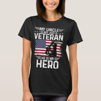 My Uncle Is Veteran He Is My Hero Shirt Military B