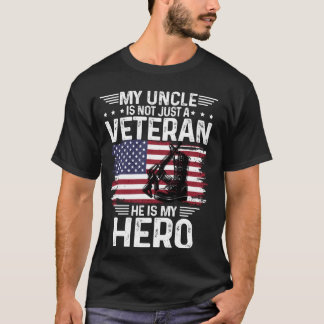 My Uncle Is Veteran He Is My Hero Shirt Military B