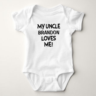 My Uncle Loves Me, Custom baby shirt