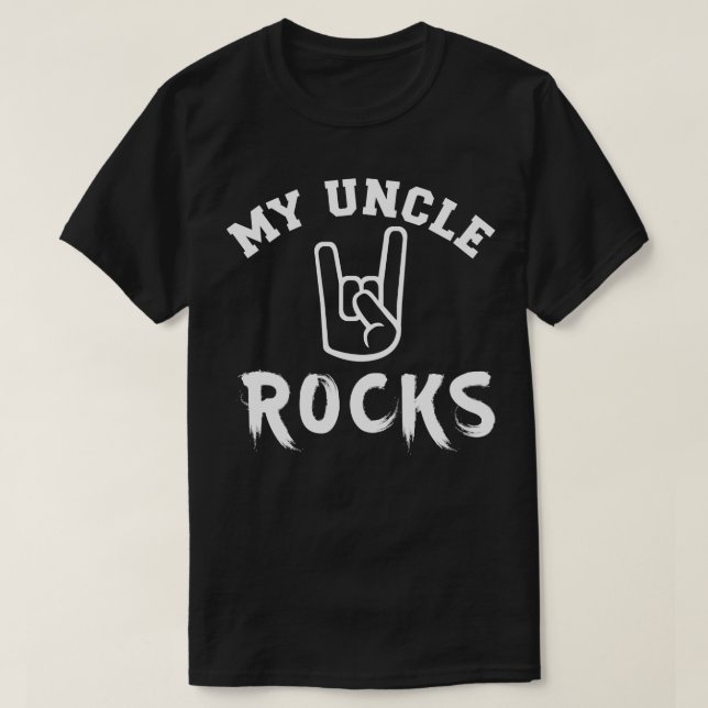 My uncle rocks T-Shirt (Design Front)